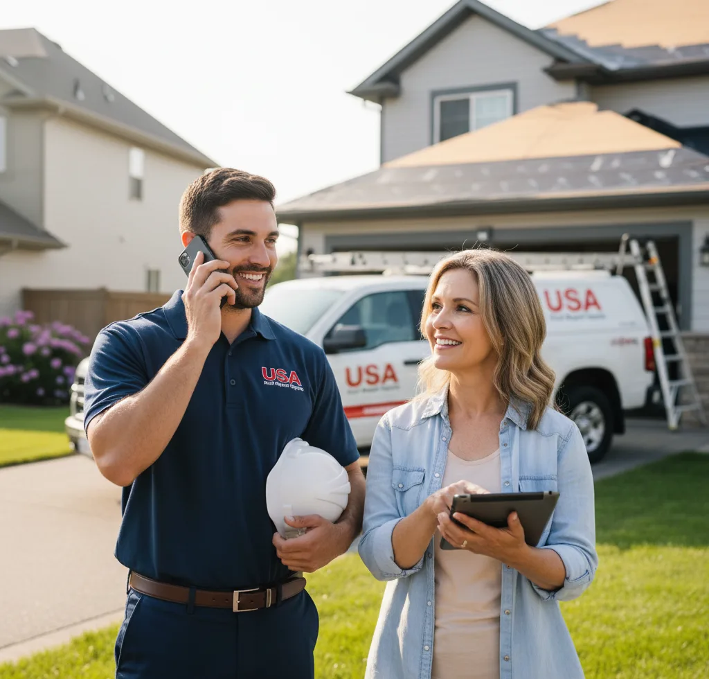 USA Roof Repair Experts customer support in Carrsville